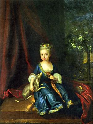 unknow artist Portrait of Friederike Luise von Preuben Spain oil painting art